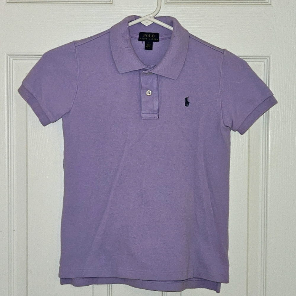 Polo shirt from Polo by Ralph Lauren, boys size 7, light purple
